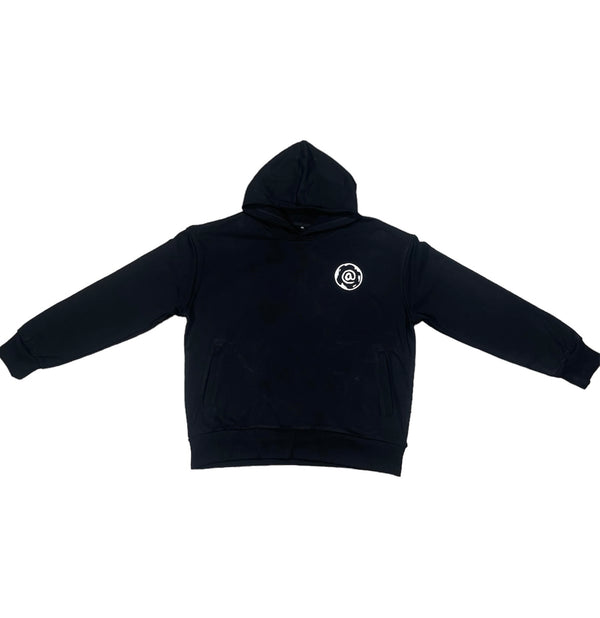 EAO BASIC BLACK HOODIE