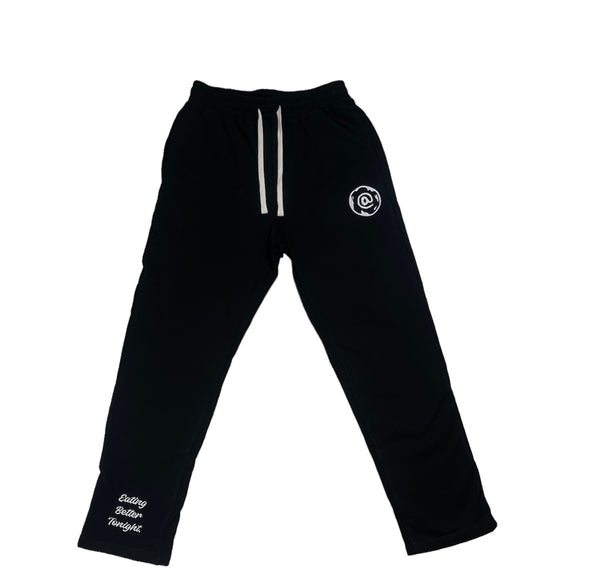 EAO BASIC BLACK SWEATPANTS